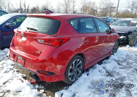 2018 Toyota Corolla Im из США, поврежденный, VIN JTNKARJE0JJ555560